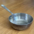 All Clad 6 1/2" Stainless Steel Saucier Qt Chefs Pan Pot (no Lid) Used. Price: $39.00.