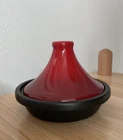 Le Creuset Mini Tagine Cerise Red 10CM 4" Stoneware 3.5 Oz Condiment Spices. Price: $75.00.