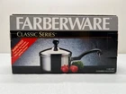 Farberware 1 Quart, Stainless Steel Covered Saucepan Classic Series, New Box. Price: $22.74.