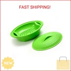 Norpro Silicone Steamer With Insert, Green, Count (pack Of 1) New. Price: $28.86.