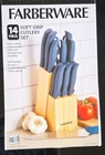 Farberware Edgekeeper 14 Pc. Cutlery Set, Turquoise/blue New In Box. Price: $45.00.