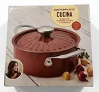 Rachael Ray Cucina 2.5 Qt Covered Round Casserole Espresso New Open Box. Price: $59.99.