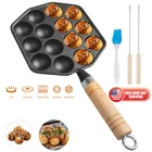 Japanese Takoyaki Ball Non-stick Cast Iron Octopus Maker Skillet Griddle New. Price: $23.74.