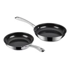 Cuisinart Classic 2PC (8" And 10") Stainless Steel Ceramic Nonstick Fry New. Price: $32.99.