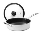 Black Cube Frieling Quick Release Nonstick Saut Pan With Lid 11-INCH/4.5 New. Price: $179.95.