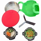 Instant Pot Accessory Kit: Silicone Steamer Basket; Cook/bake Pan, Divider & Lid Used. Price: $28.50.