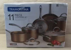 Tramontina 11 Piece Nonstick Cookware Set Copper 80143/590, New. Price: $89.99.