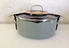 Calphalon Ceramic Nonstick 5-QT. Dutch Oven With Lid, Silver Ash New. Price: $23.52.