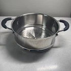 Cuisinart Steamer Insert 8.5" Stainless Steel Colander Handles Strainer V17882 Used. Price: $13.50.