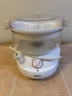 Betty Crocker 3 In Food Steamer (BC-1590) Quart Capacity Used. Price: $25.00.