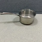 Martha Stewart Collection Culinary Science Stainless Steel 2.5 Quart Pot & Lid Used. Price: $19.99.