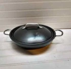 Calphalon 2.5 Qt Braiser Commercial Aluminum 10" Skillet Wok Fry Pan Lid Used. Price: $89.99.