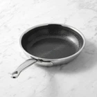 Greenpan Premiere Hybrid Stainless-steel Ceramic Nonstick Fry Pans Full Size New. Price: $82.45.