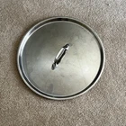 All-clad (lid Only, 12 1/2" O.d.) Stainless Steel Used. Price: $18.00.