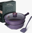 Tiborang 8 Multipurpose 11 5QT Heat Indicator Deep Frying Pan - Purple New. Price: $30.00.