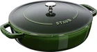 Staub Braiser Saut Pan Basil Green 28CM Large Double-handled Cast Iron Enamel New. Price: $705.12.