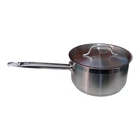 Winco SSSP-3 1/2 Qt Stainless Steel Saucepan W/ Hollow Metal Handle Lid Used. Price: $16.80.