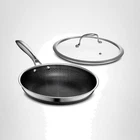 Nonstick Frying Pan Aluminum 10-INCH With Lid Oven Safe Induction Compatible New. Price: $438.98.