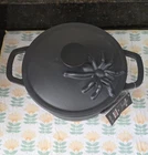 Nwt Smith & Clark Ironworks 3 Qt Enameled Cast Dutch Oven With Spider Lid New. Price: $45.00.
