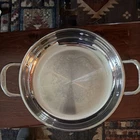 Cuisinart 12" Stainless Steel Everyday Pan Double Handle, Model 725-30D No Lid Used. Price: $30.00.