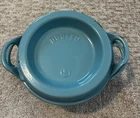 Vintage Doufeu Creuset Blue Turquoise Enameled Cast Iron Dutch Oven Sz 24 Used. Price: $149.95.