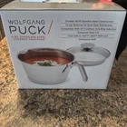 Wolfgang Puck Stainless Steel 2 Qt. Sauce Pan With Glass Lid Brand New Box. Price: $24.49.