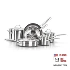 Calphalon Stainless Steel Cookware Set, 10-PIECE, (classic) New. Price: $275.94.
