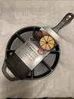 Tablecraft Cast Iron Corn Bread Skillet W/ Handle Wedge Pie Pan 3 Oz 8.75" Dia New. Price: $22.99.