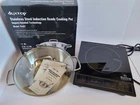 Duxtop Stainless Steel Induction Pot With Portable Stovetop Cooktop Burner Used. Price: $144.99.