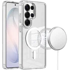 For Samsung S26 Ultra Case Magnetic Circle True Transparent + Tempered Glass New. Price: $12.39.