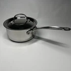 Cuisinart 1.5 Qt Stainless Steel Saucepan With Cover 719-16 W/ Lid Cookware Used. Price: $21.95.