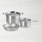 Creuset Essential Stainless-steel 5-PIECE Cookware Set-williams Sonoma 34488 New. Price: $210.99.