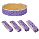 4-PIECE Bake Even Strips, Super Absorbent Thick Cake Pan Dampen Keeps... New. Price: $22.50.