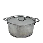All-clad Copper Core Stainless Steel Stock Pot 8-QT Quart With Lid Used. Price: $233.95.
