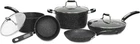 Starfrit The Rock 8PC Non-stick Cookware Set, Black Durable Forged Aluminum, New. Price: $275.48.