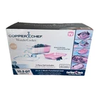 Copper Chef Wonder Cooker Brown 14 In Multi-use 12.5 Qt 3 Piece Set New Box. Price: $49.00.