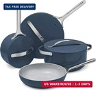 Caraway Non-stick Ceramic Cookware Set (12 Piece) Pots, Pans, Lids And Kitchen New. Price: $750.94.