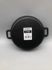 Genware C183 Mini Cast Iron Round Eared Dish Double Handle 18CM X 3.4CM Black... New. Price: $19.99.