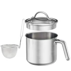 8 Cup Saucepan With Glass LID,1.5QT Multipurpose Small Pasta Pot Insert ... New. Price: $59.31.
