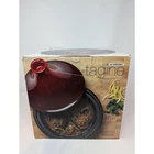 Creuset Tagine Cast Iron Ceramic Marseille Blue 2.5 Qt Dutch Oven - New Open. Price: $139.00.