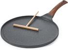 Nonstick Crepe Pan, Swiss Granite Coating Dosa Pancake Flat Skillet Tawa Gri New. Price: $54.99.