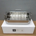 Hestan Provisions Brushed Stainless-steel Classic Roaster With Rack, Large, Free New. Price: $74.95.