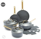 Reserve Ceramic Non-stick 11 Piece Charcoal/gold Induction New. Price: $165.00.