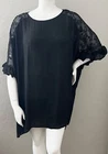 Umgee Usa Lace Inset Caftan Tunic Cover Up Top Black Plus XL/1XL & 1XL/2XL New!. Price: $34.16.