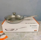 Creuset Tri-ply Stainless Steel Fry Pan With Glass Lid, 10-INCH * New. Price: $169.95.