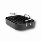 All-clad B1 Nonstick 13X16 Roaster Pan With Rack Black Brand New. Price: $61.59.
