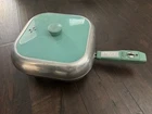 Vintage Sunbeam Electric Skillet, Mid-century Modern (mcm), Seafoam Green. Used. Price: $60.00.