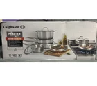 Calphalon Premier Stainless Steel 12 Piece Induction Cookware Set 3 Ply Pot Pan New. Price: $249.99.