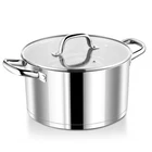 P&p Chef 8 Quarts Cooking With Lid, Stainless Steel Induction New. Price: $52.28.