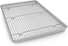 Ewfen 24" Baking Sheet Pan With Rack Set Stainless Steel Warp Resistant Nonstick New. Price: $44.99.